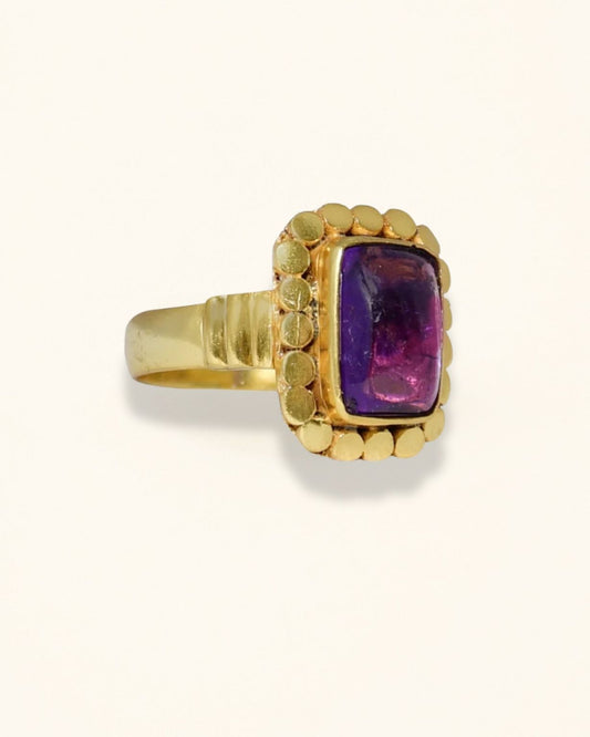 Handmade Amethyst Petite Ring