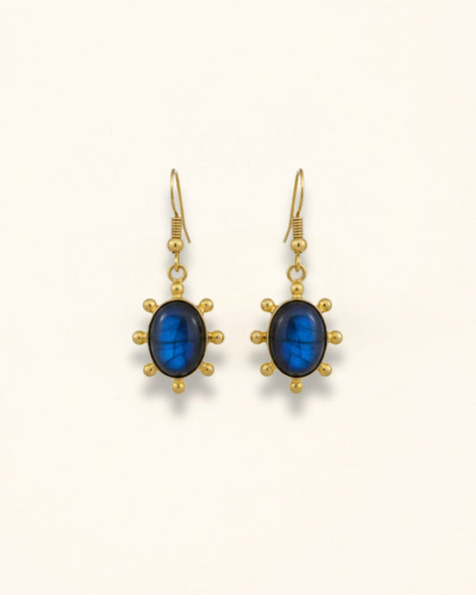 Handmade Labradorite Rava Drop Earring
