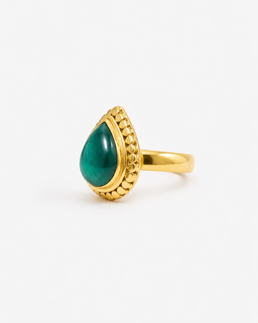 Handmade Malachite Natural Ring