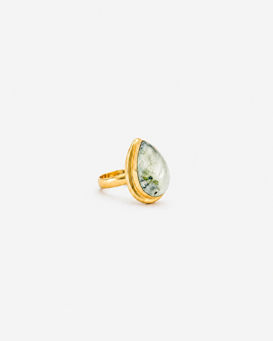 Handmade Rutilated quartz Ring