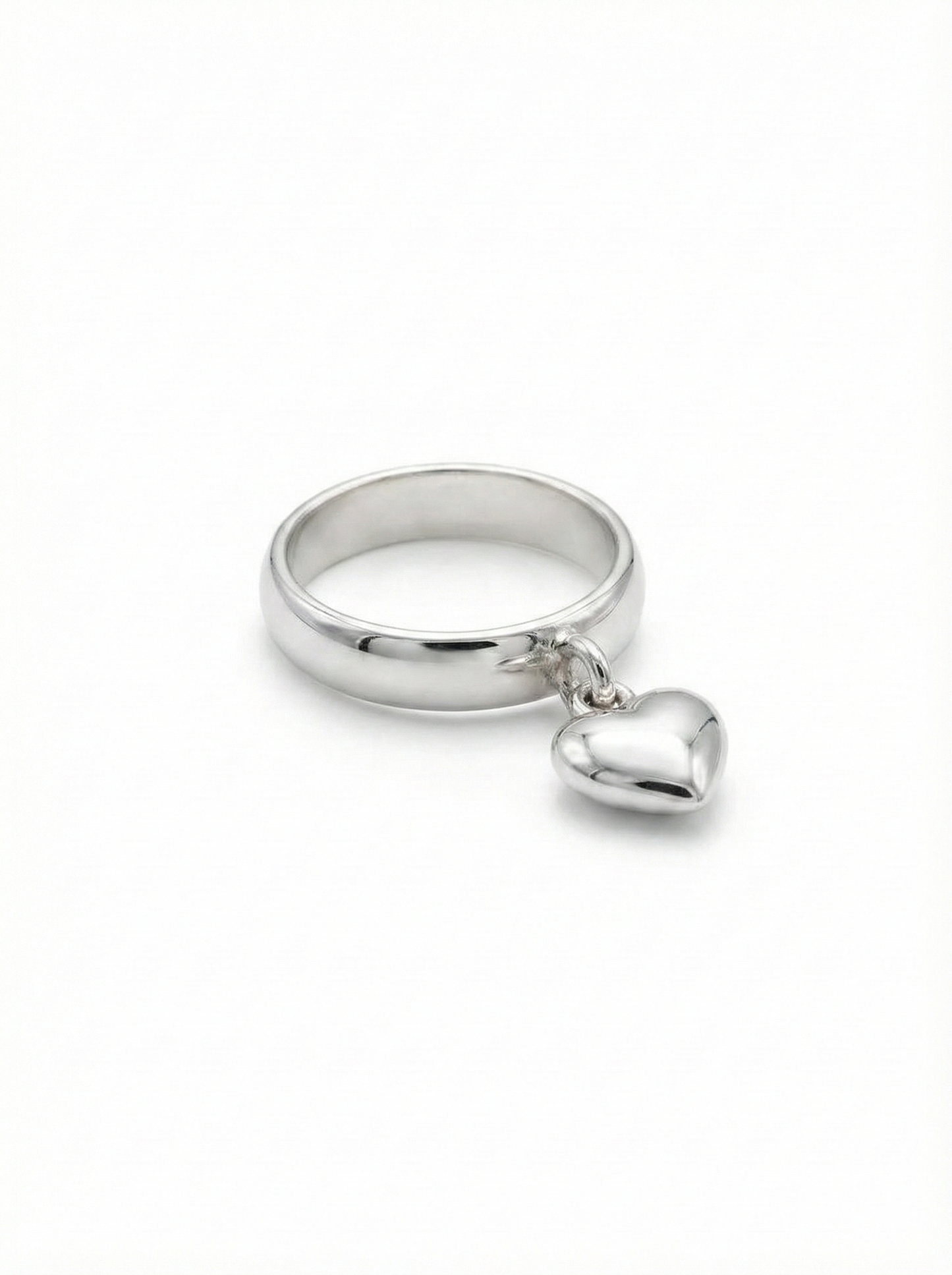 Handmade Sliver Heart Ring 3