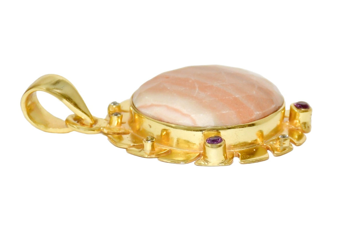 Solar Flare Gemstone Pendant5