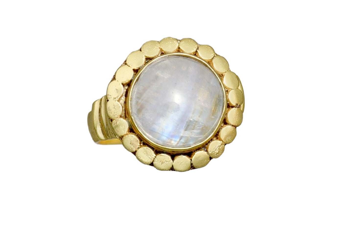 Handmade moonstone ring