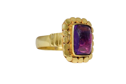 Handmade Amethyst Petite Ring