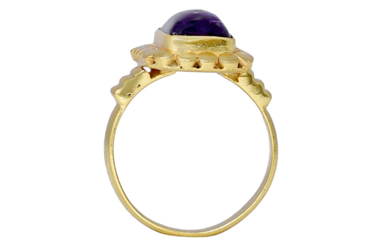 Handmade Amethyst Petite Ring