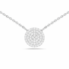 Concentric Moissanite Pendant