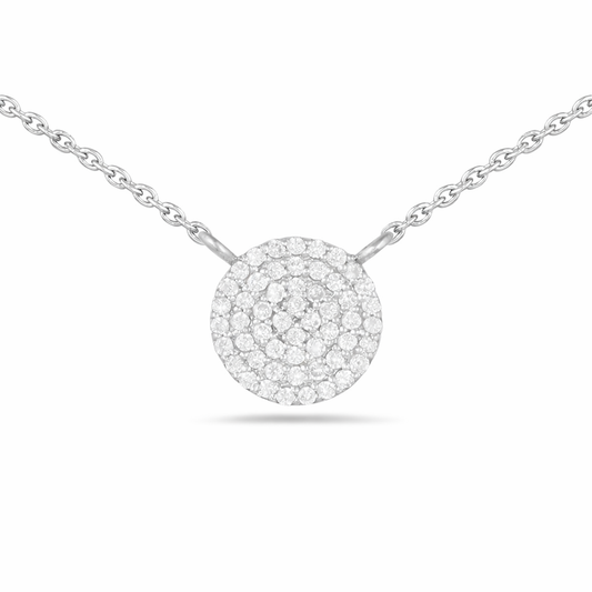 Concentric Moissanite Pendant
