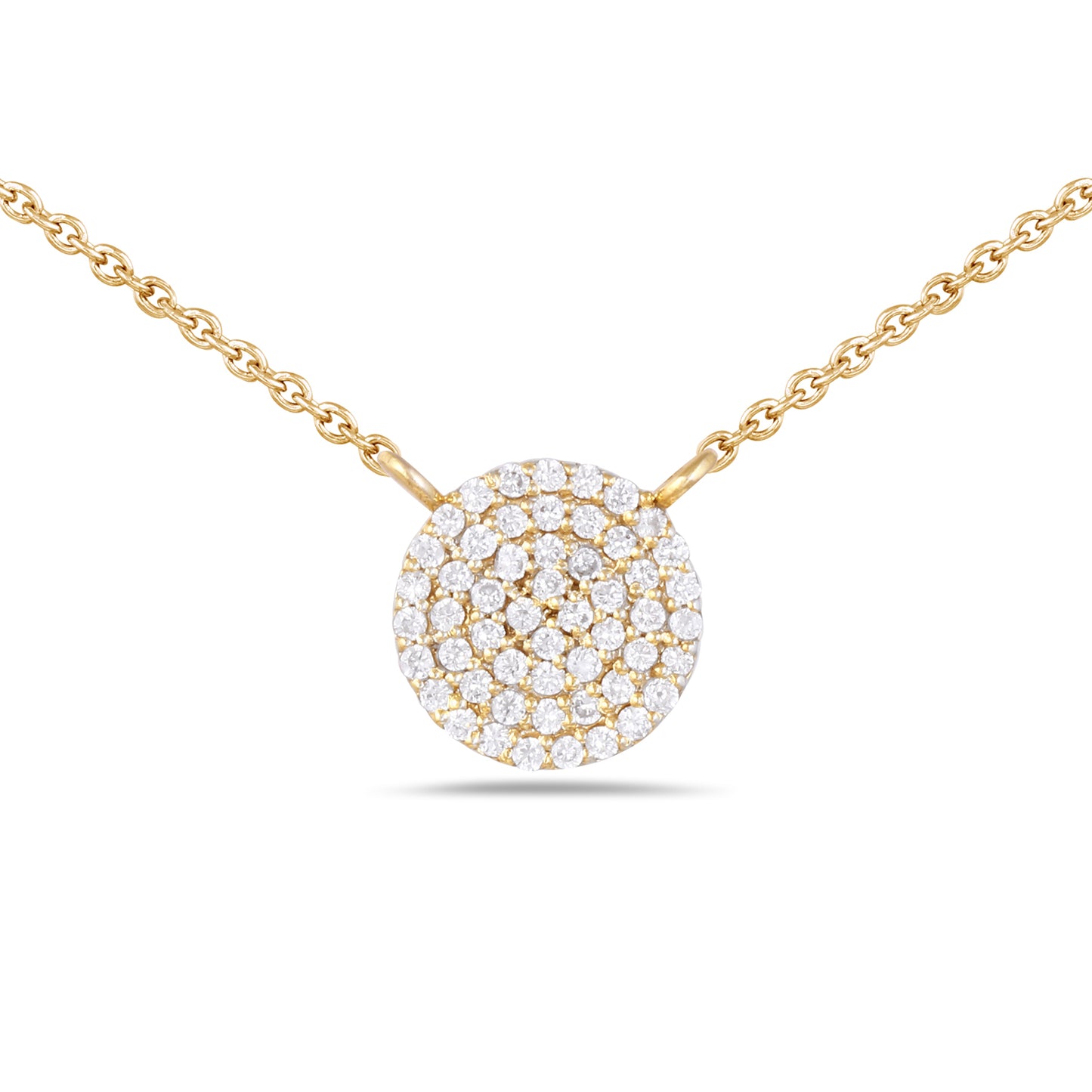 Concentric Moissanite Pendant1