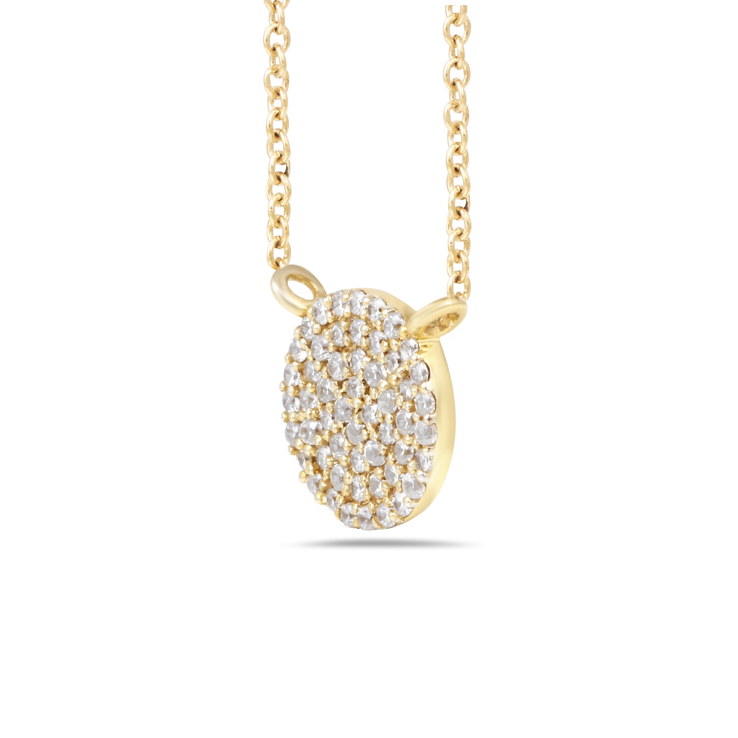 Concentric Moissanite Pendant3