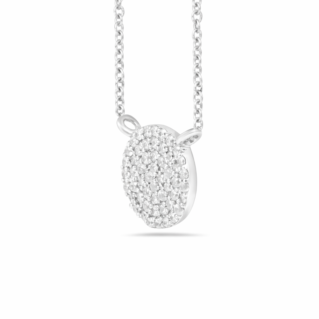 Concentric Moissanite Pendant4.1