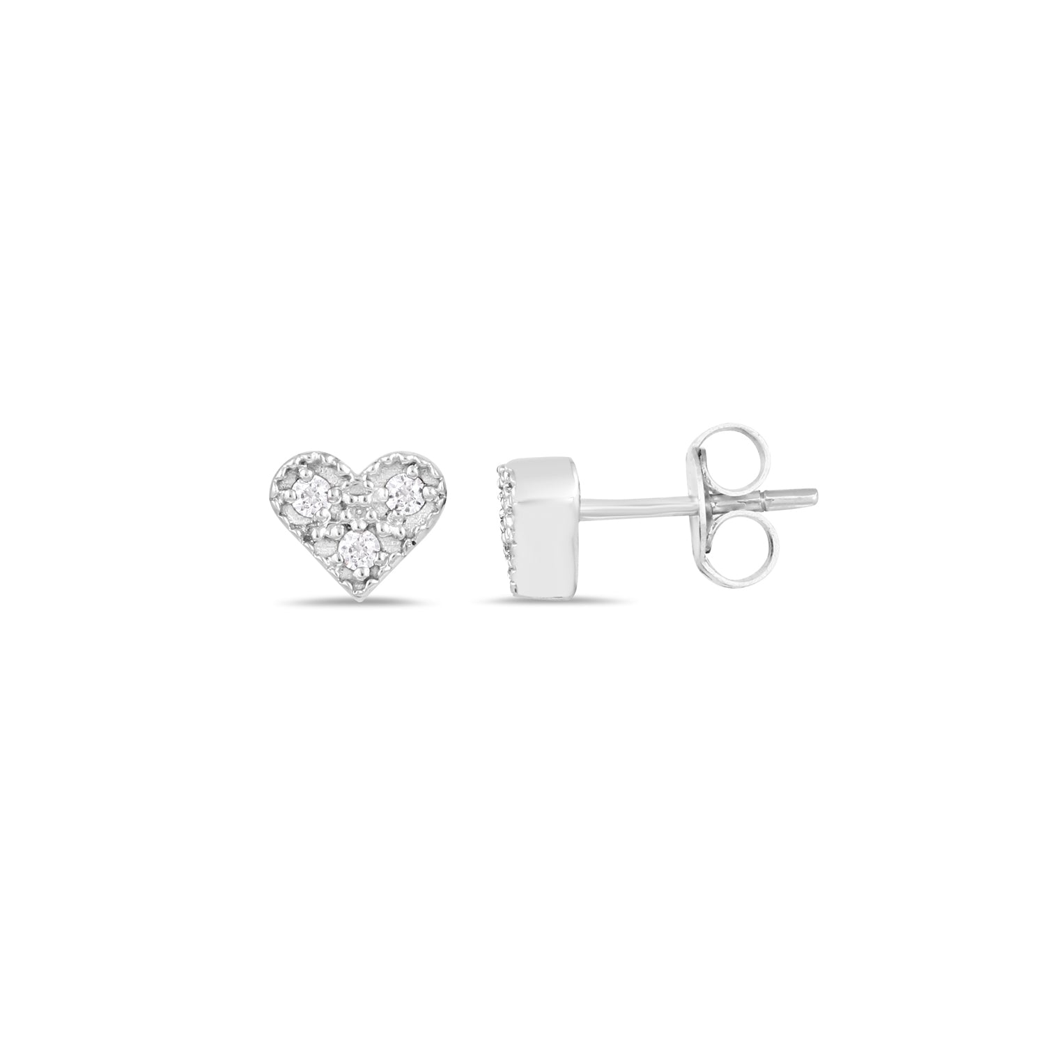 Diamond Heart Studs1