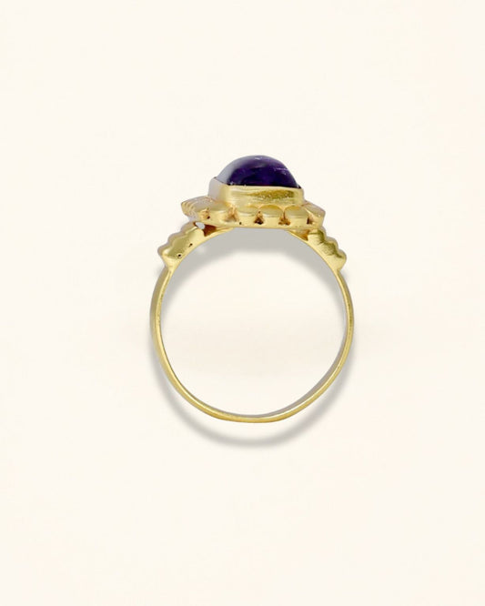 Handmade Amethyst Petite Ring