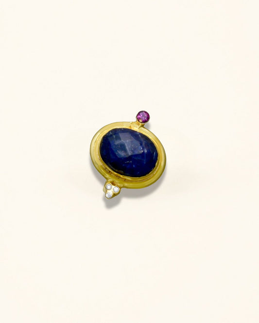 Handmade Celestial Harmony Sodalite Ring