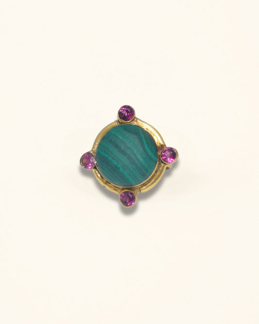 Handmade Malachite Natural Ring