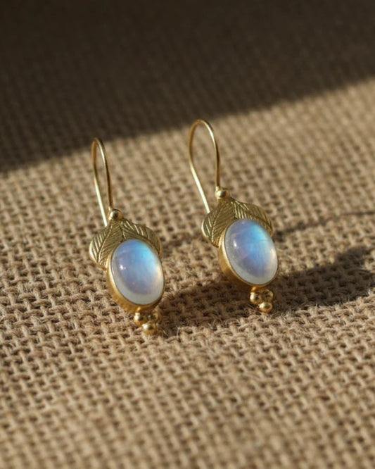 Handmade Moonstone Earrings