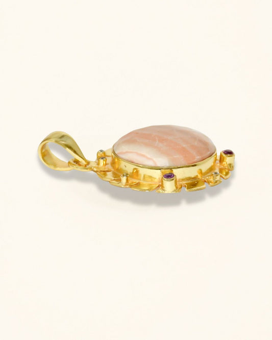 Solar Flare Gemstone Pendant