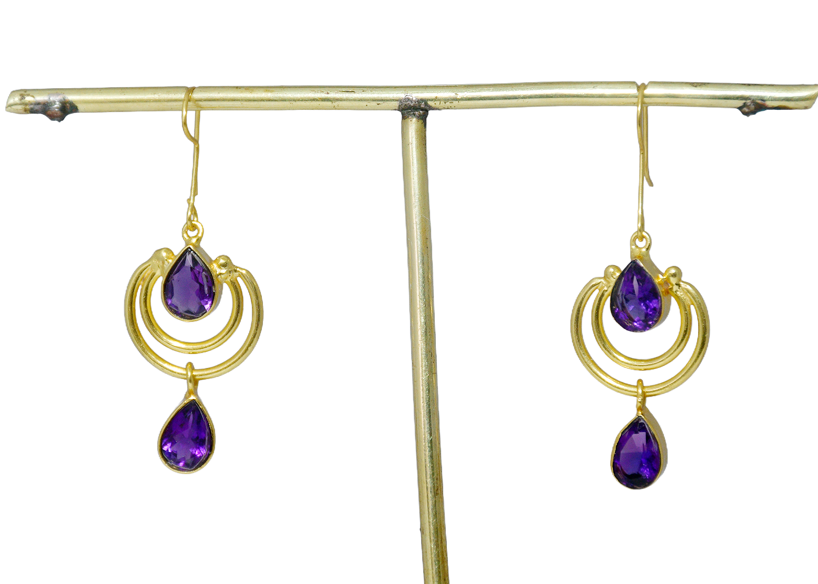 Handmade Amethyst Earrings
