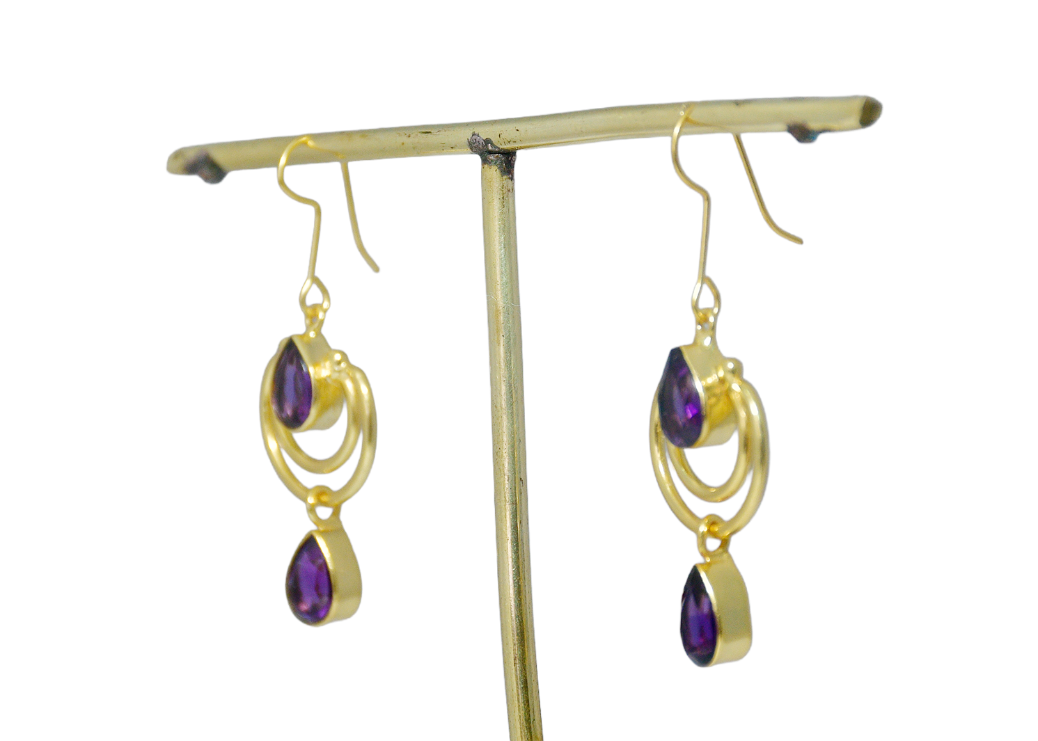 Handmade Amethyst Earrings1