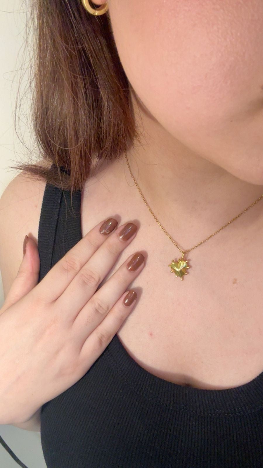 Handmade heart charm 
