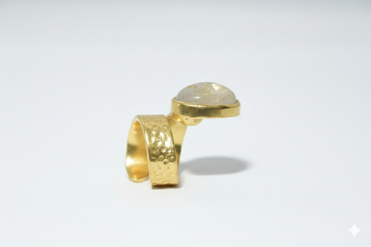 Handmade Golden Rutilated Quartz 