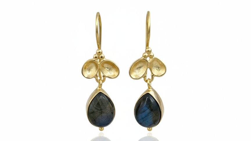 Handmade Labradorite Earring