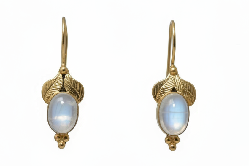 Handmade Moonstone earrings