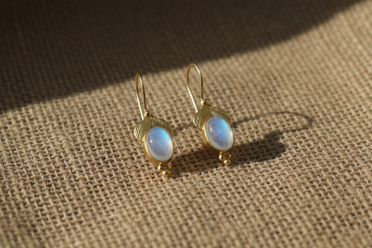Handmade Moonstone earrings1