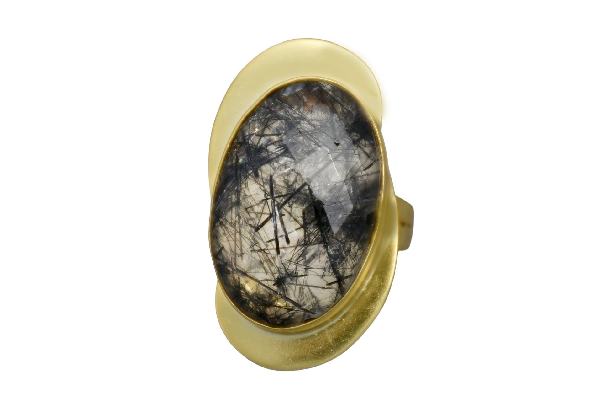 Handmade Natural Round Tiger Eye Ring1