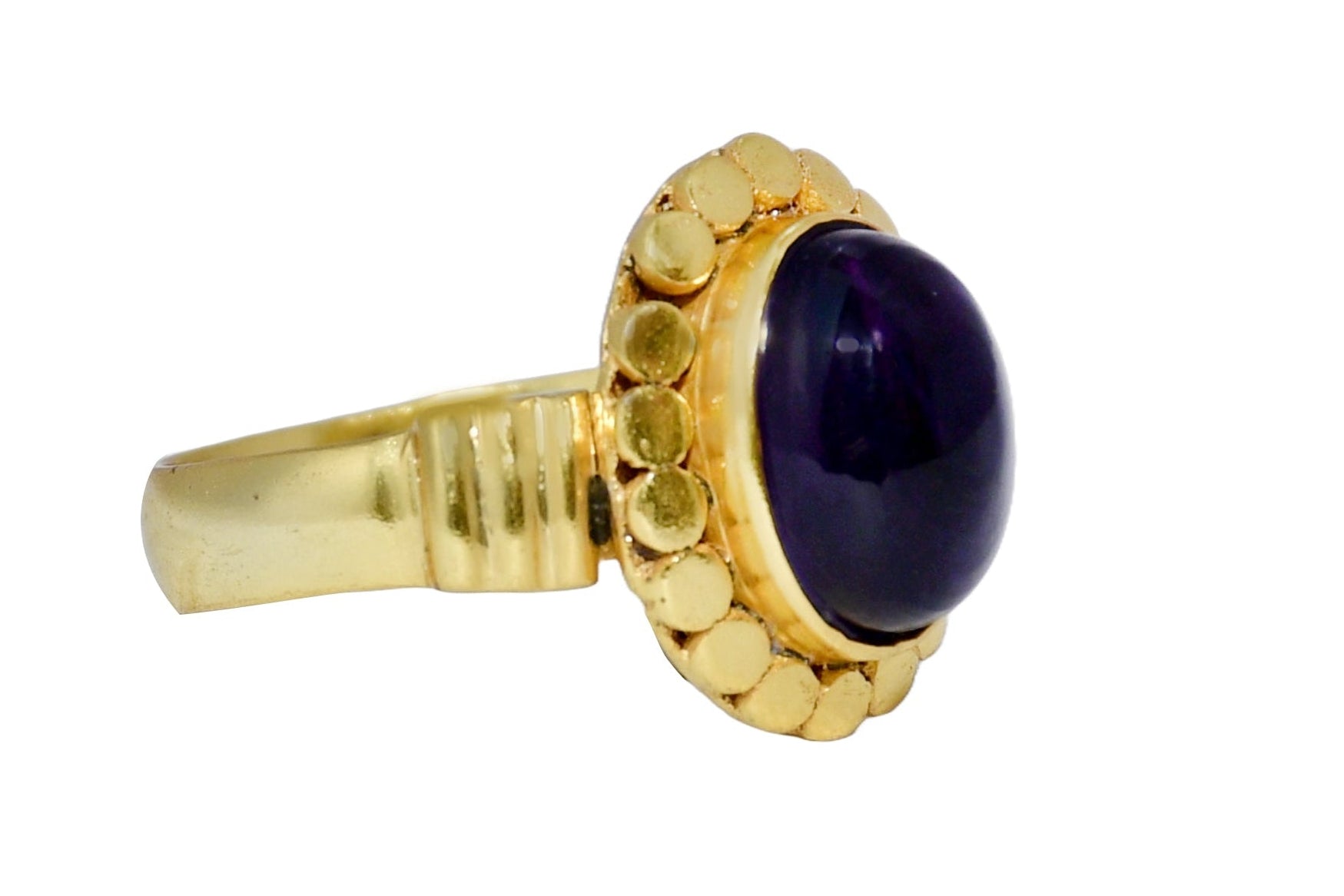 Handmade Petite Amethyst Ring