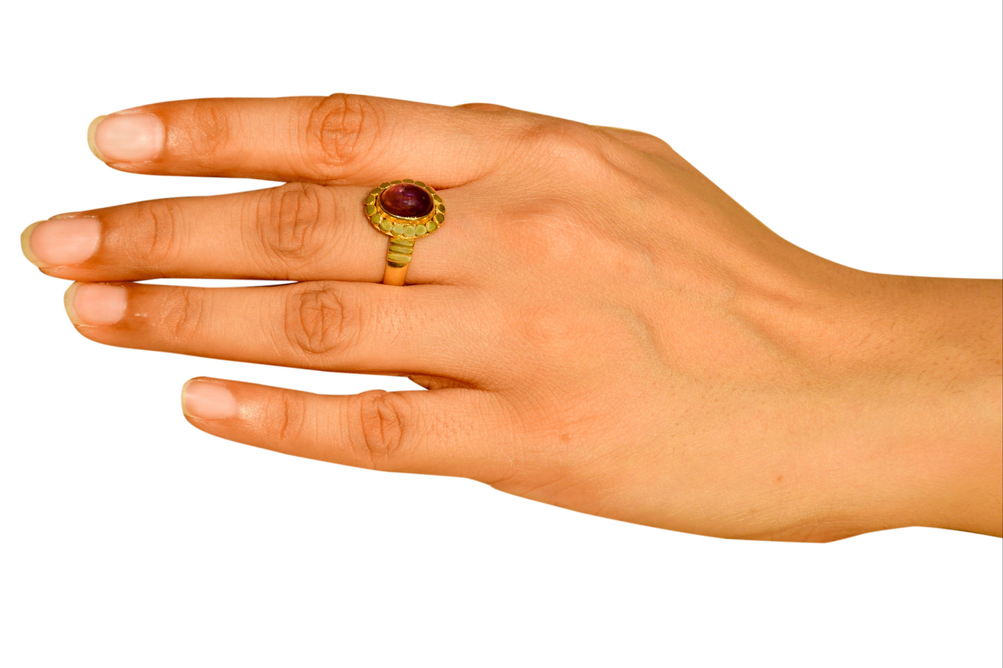 Handmade Petite Amethyst Ring2