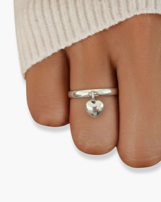 Handmade Silver Heart Ring
