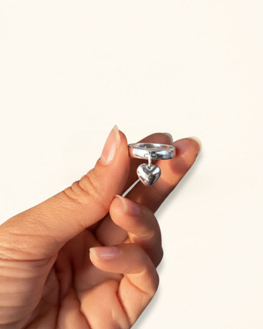Handmade Silver Heart Ring