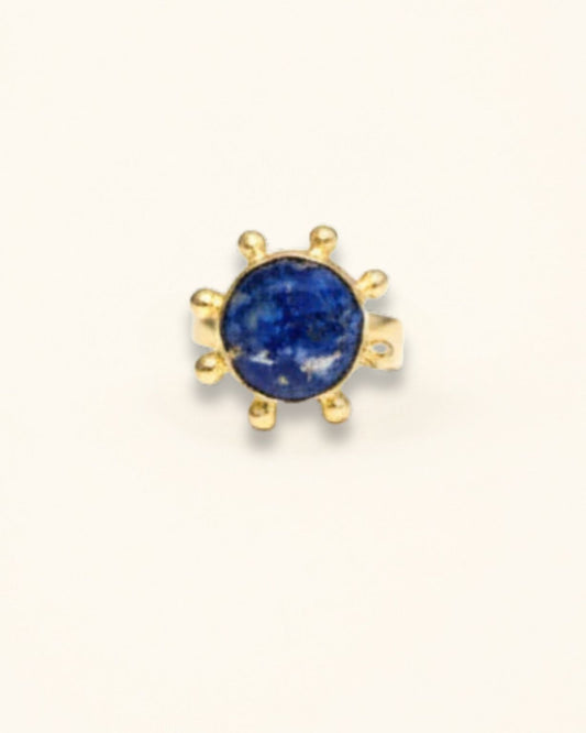 Handmade Sodalite Rava Ring
