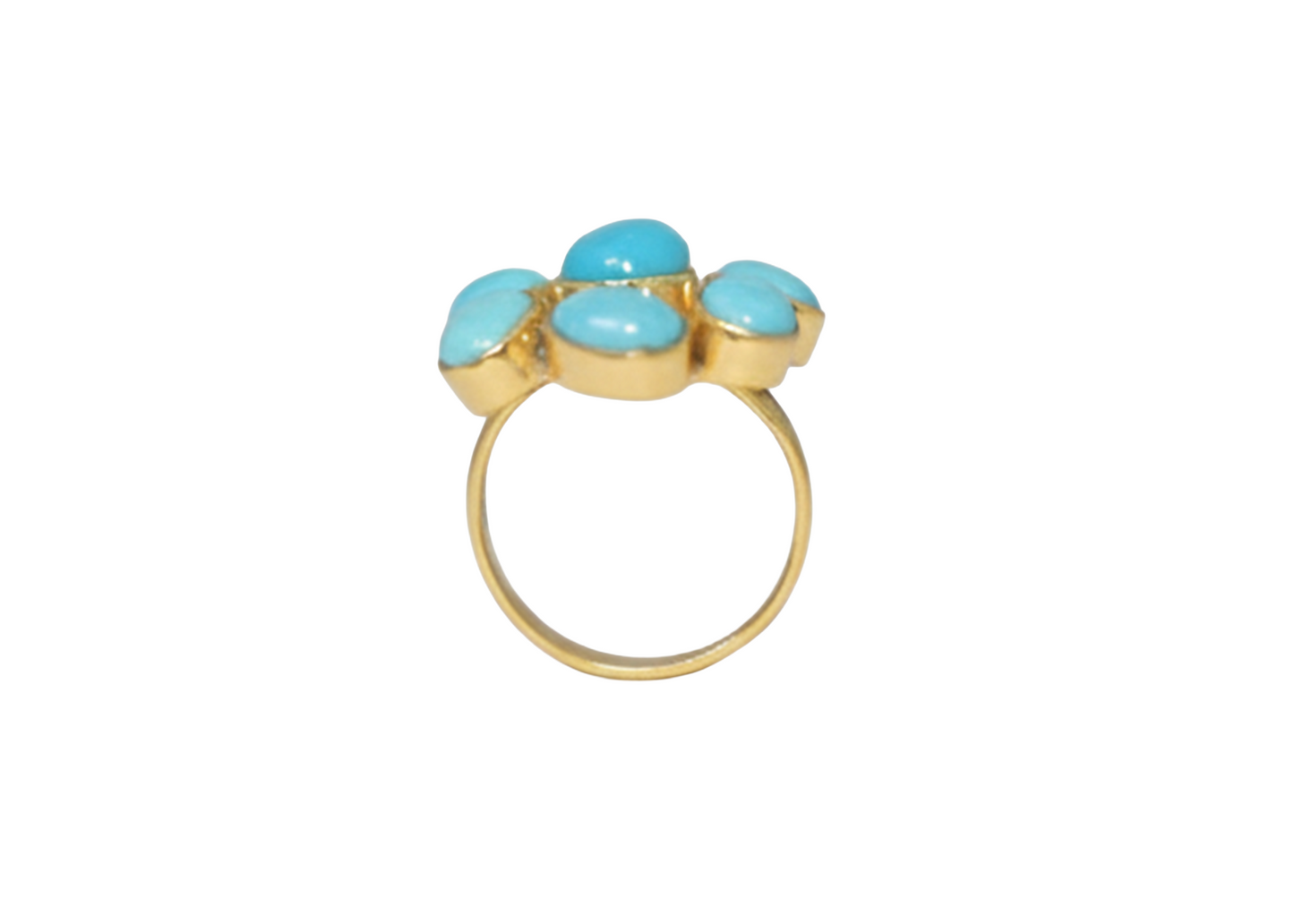 Handmade Turquoise Cabochon Ring3