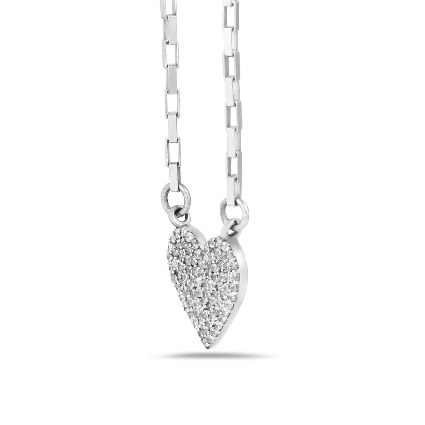 Heart Pave Diamond Pendant1