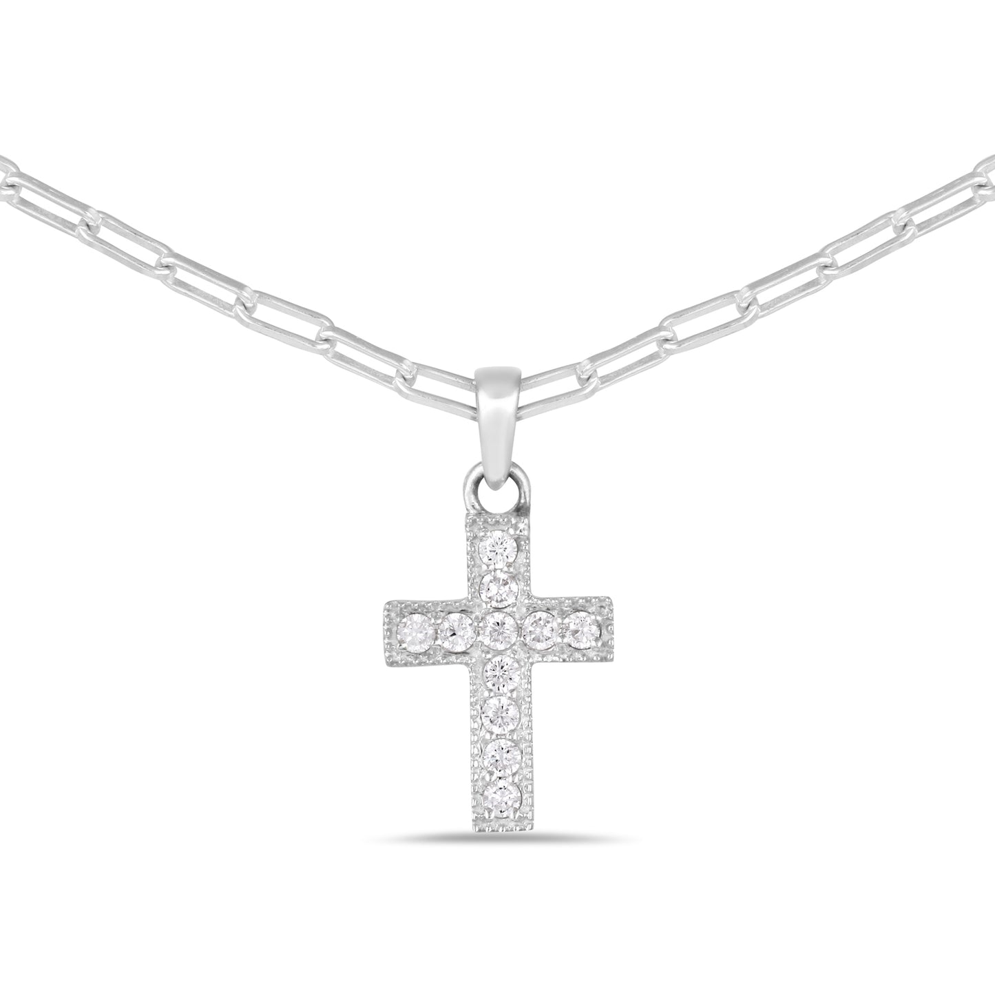Moissanite Cross pendant