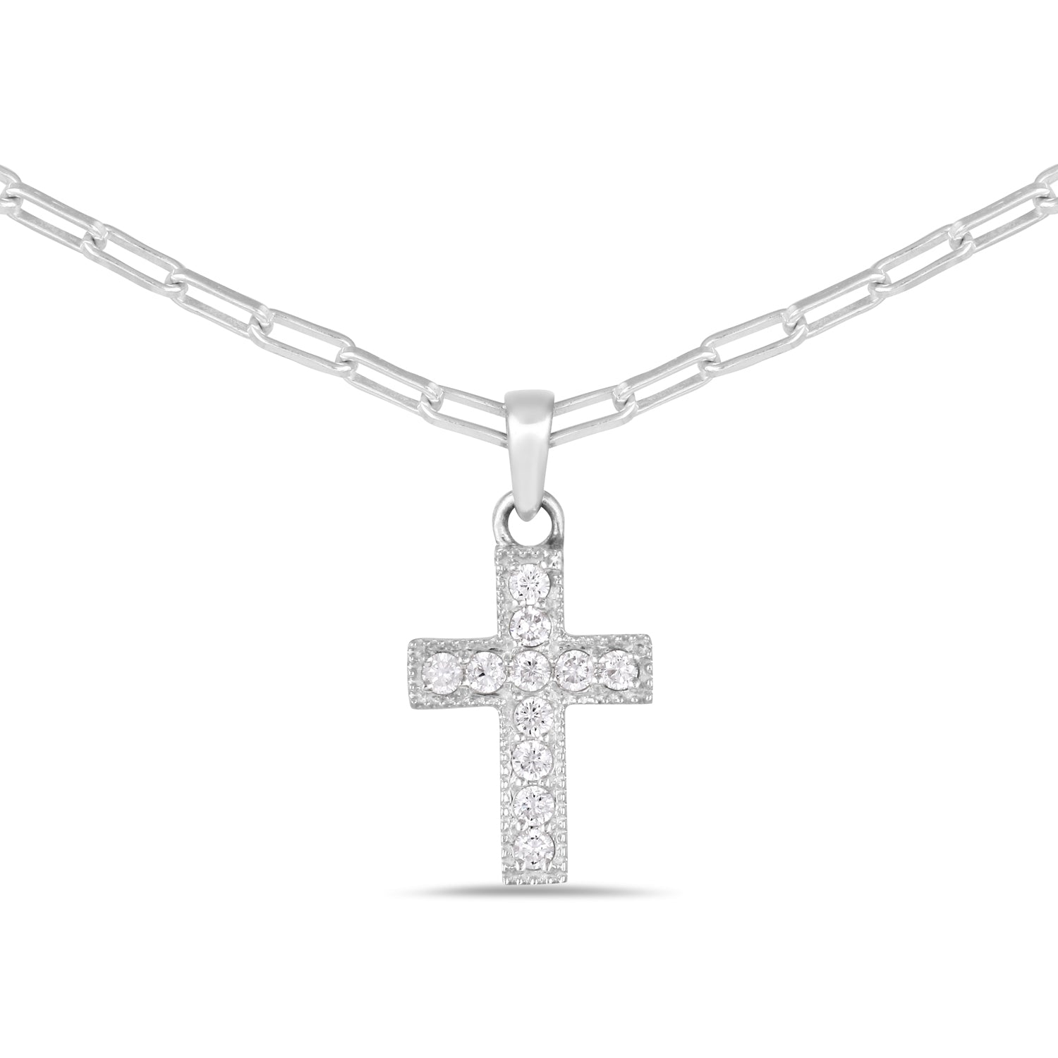 Moissanite Cross pendant