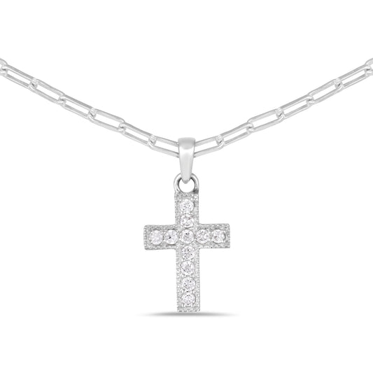 Moissanite Cross pendant