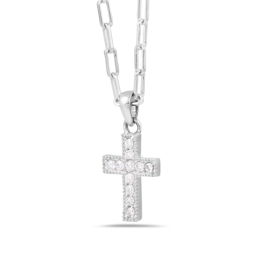 Moissanite Cross pendant1