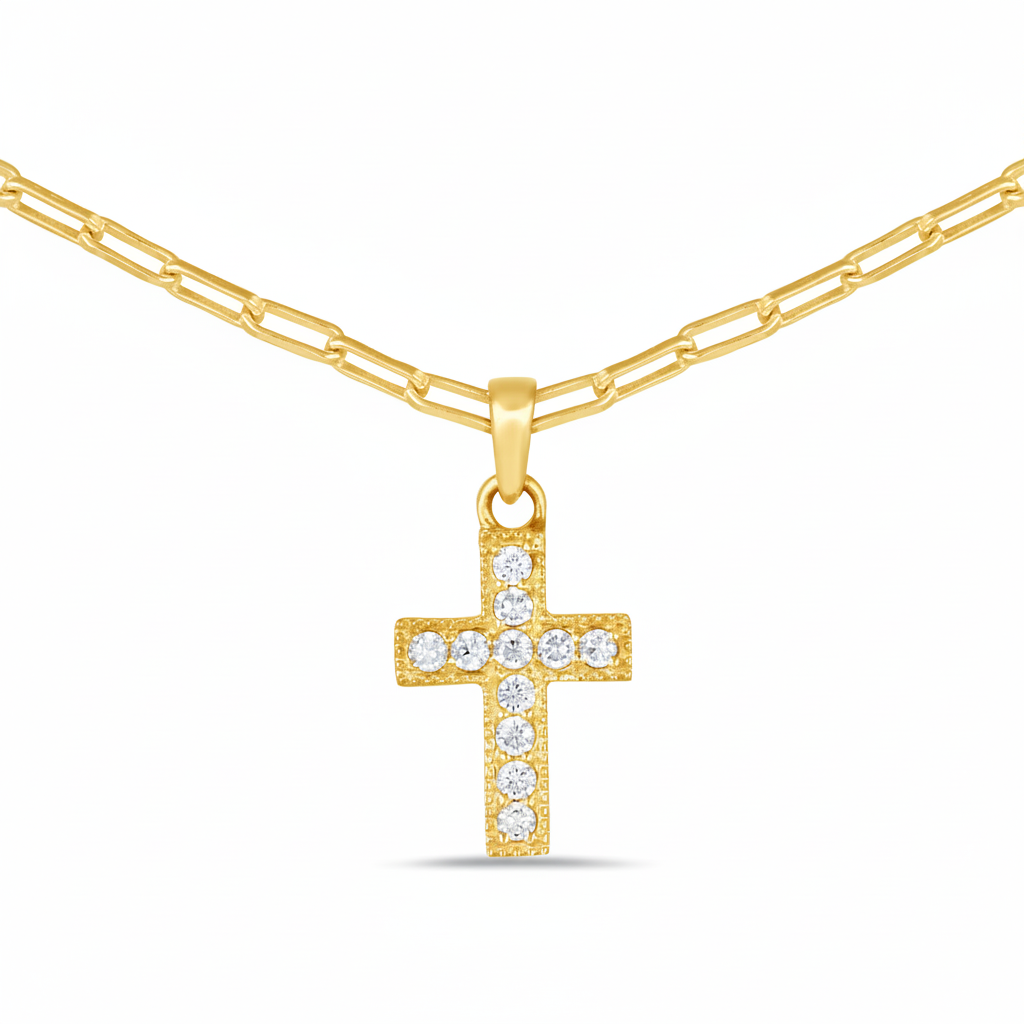 Moissanite Cross pendant3