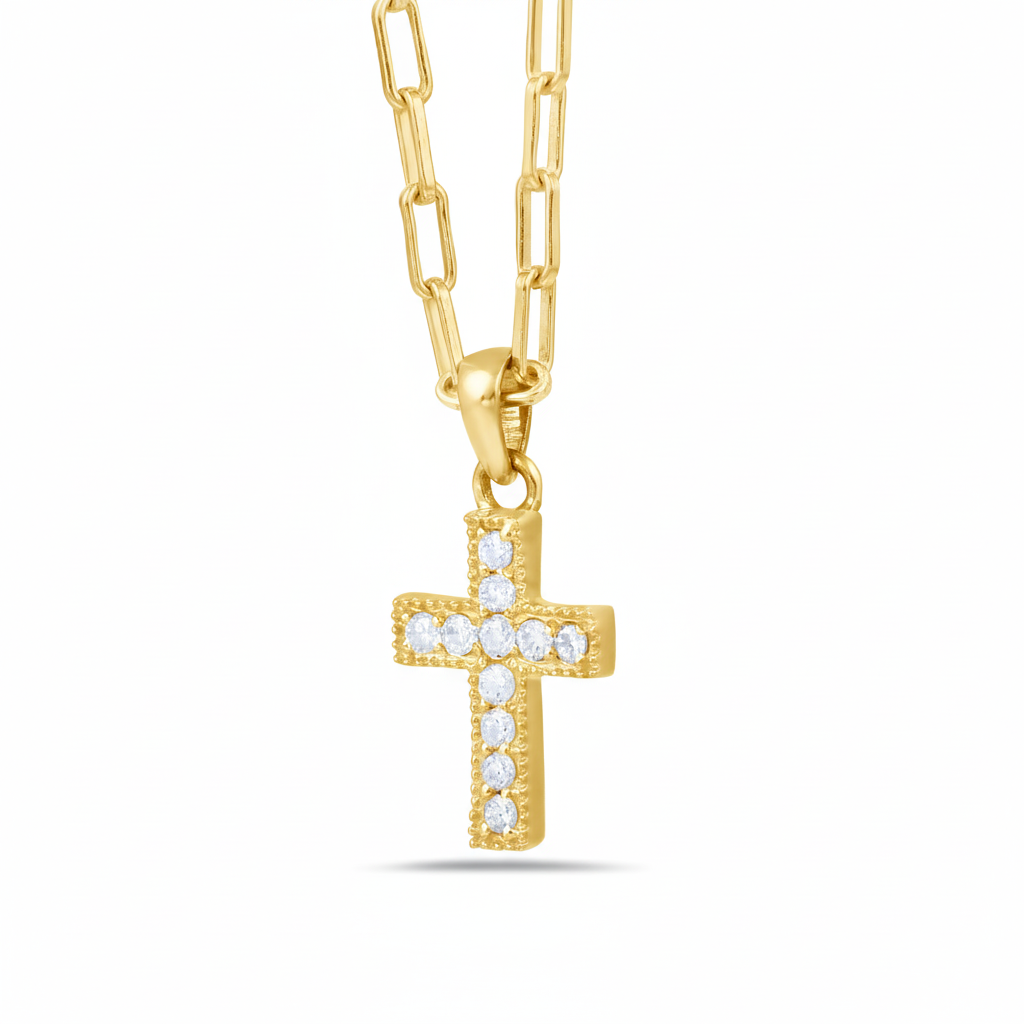 Moissanite Cross pendant4