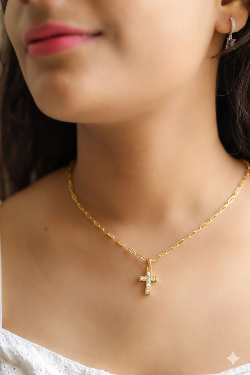 Moissanite Cross pendant6