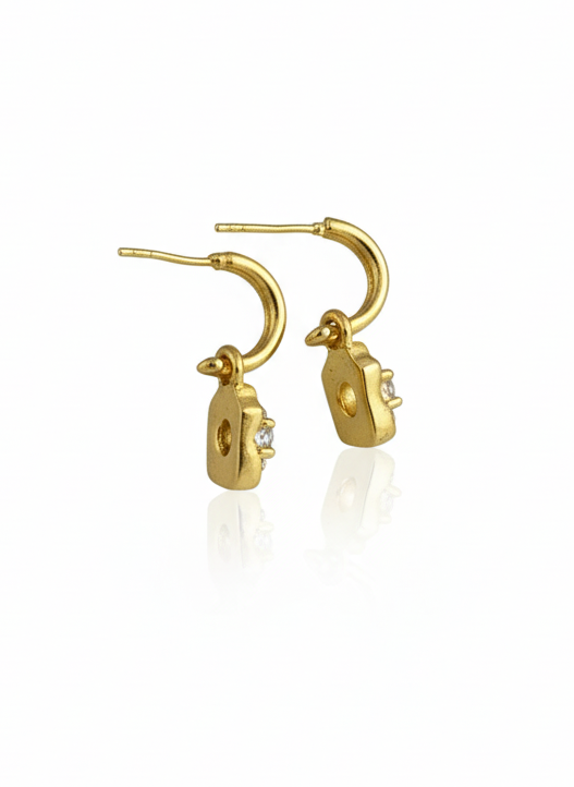 Moonstone Hoop Earrings1