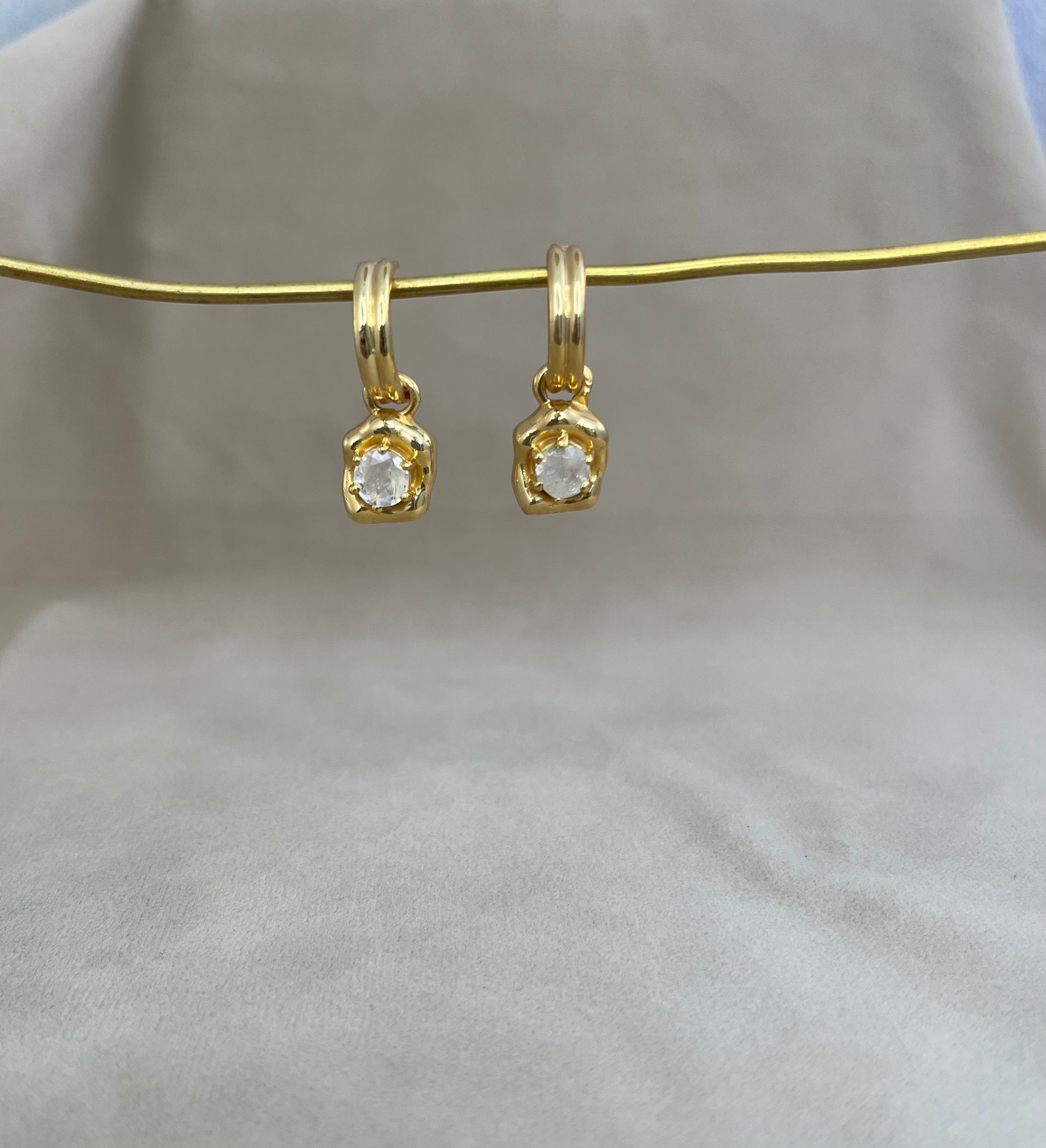 Moonstone Hoop Earrings2