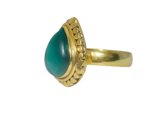 Handmade Malachite Natural Ring