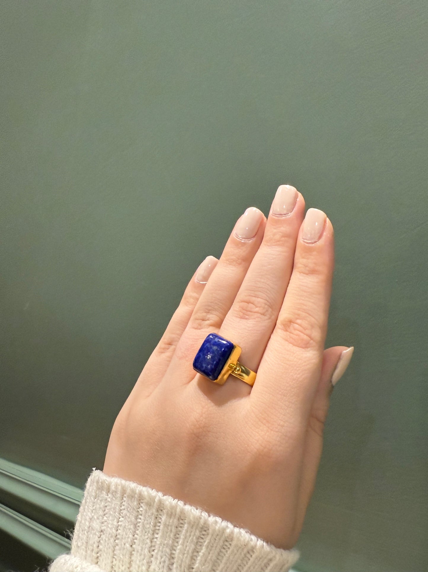 handmade lapis lazuli ring1