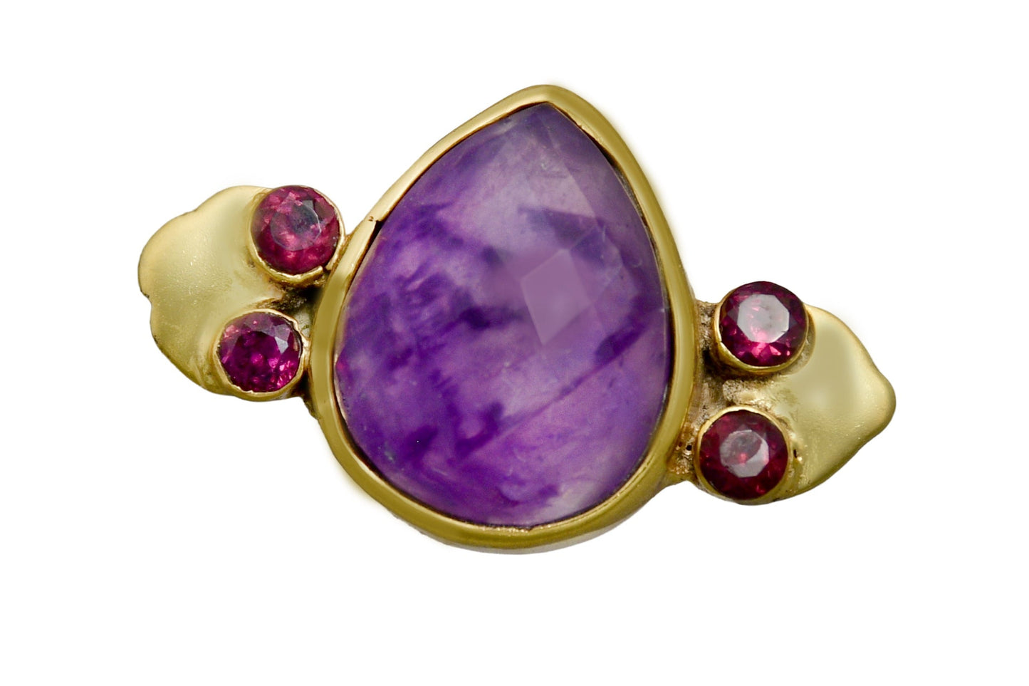 Handmade Amethyst cocktail ring