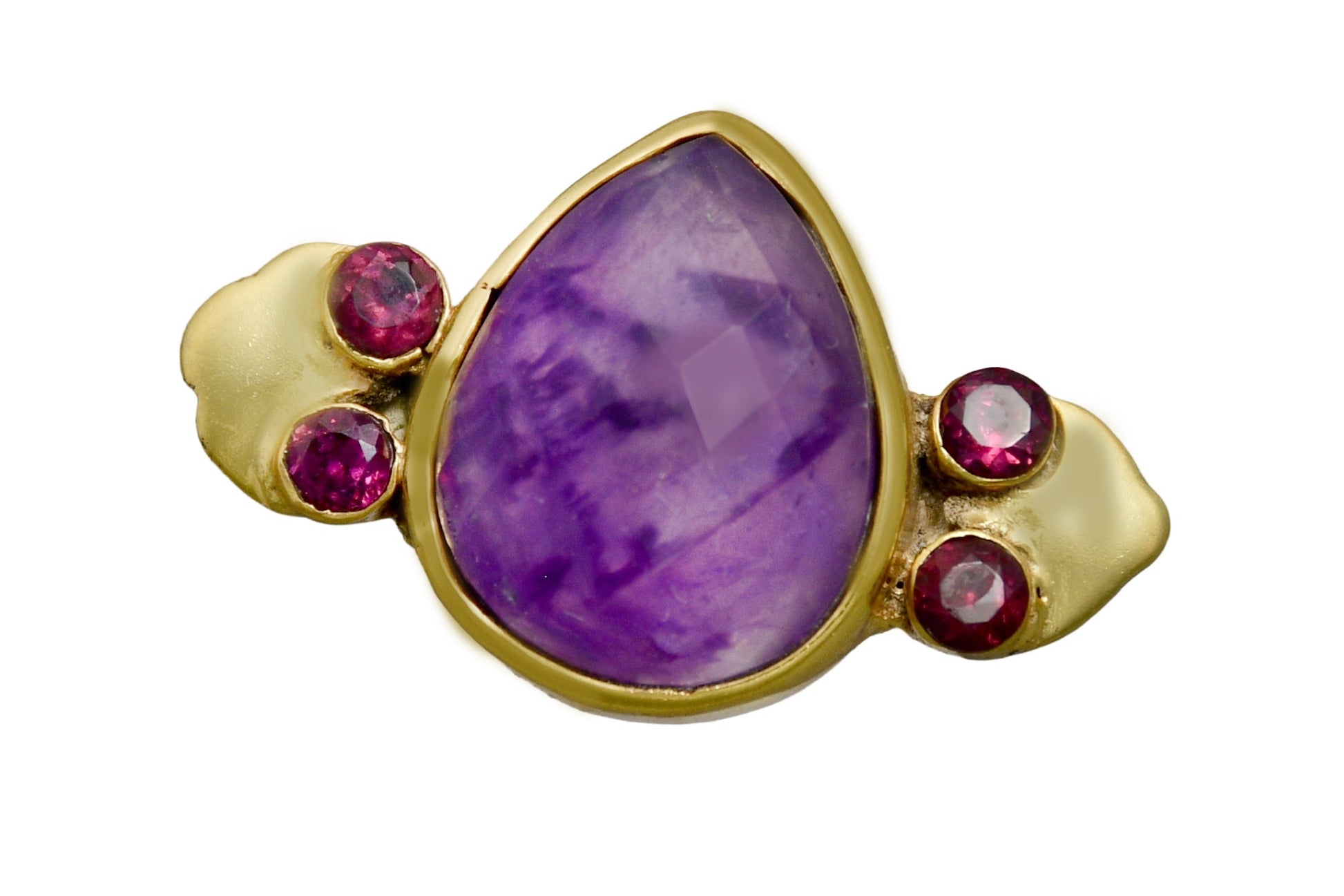 Handmade Amethyst cocktail ring