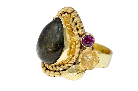 pear_labrodarite_boho_ring