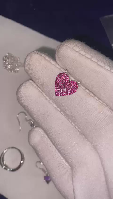 Ruby pave heart pendant3